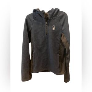 NWT Spyder Men’s Frontier Hooded Quarter Zip Jacket Size S